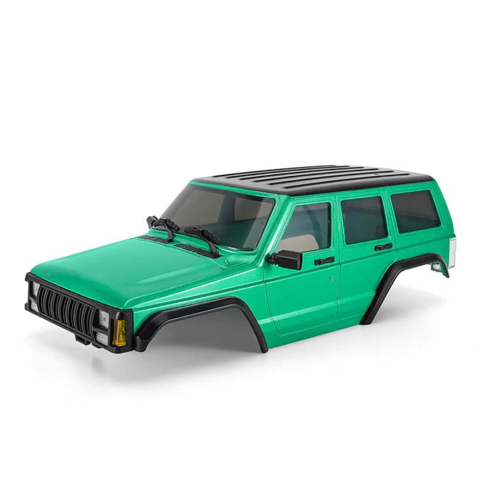 injora-abs-cherokee-body-with-bumpers-for-155mm-1-18-trx4m-bronco-defender-green