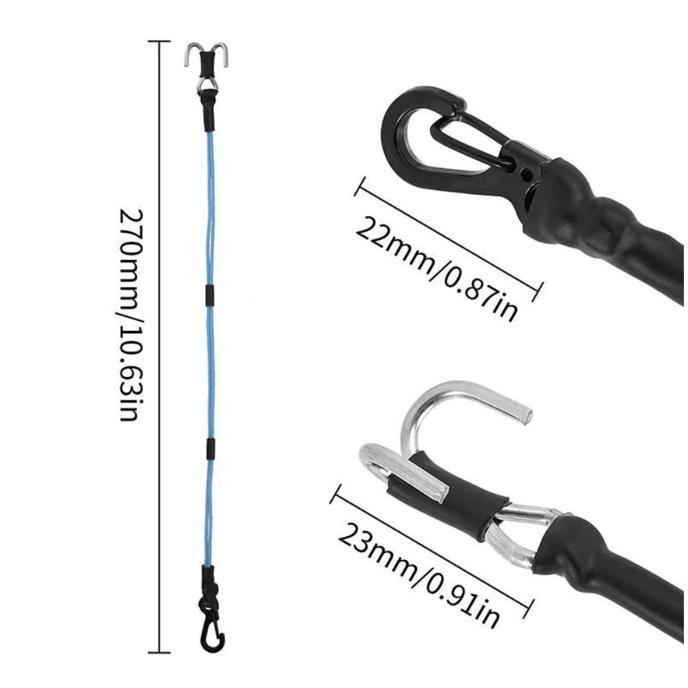 injora-270mm-elastic-strap-rescue-rope-with-hooks-for-1-18-1-24-rc-crawlers-blue