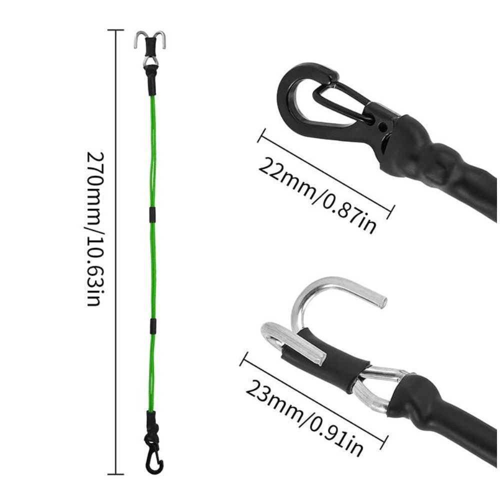 injora-270mm-elastic-strap-rescue-rope-with-hooks-for-1-18-1-24-rc-crawlers-green