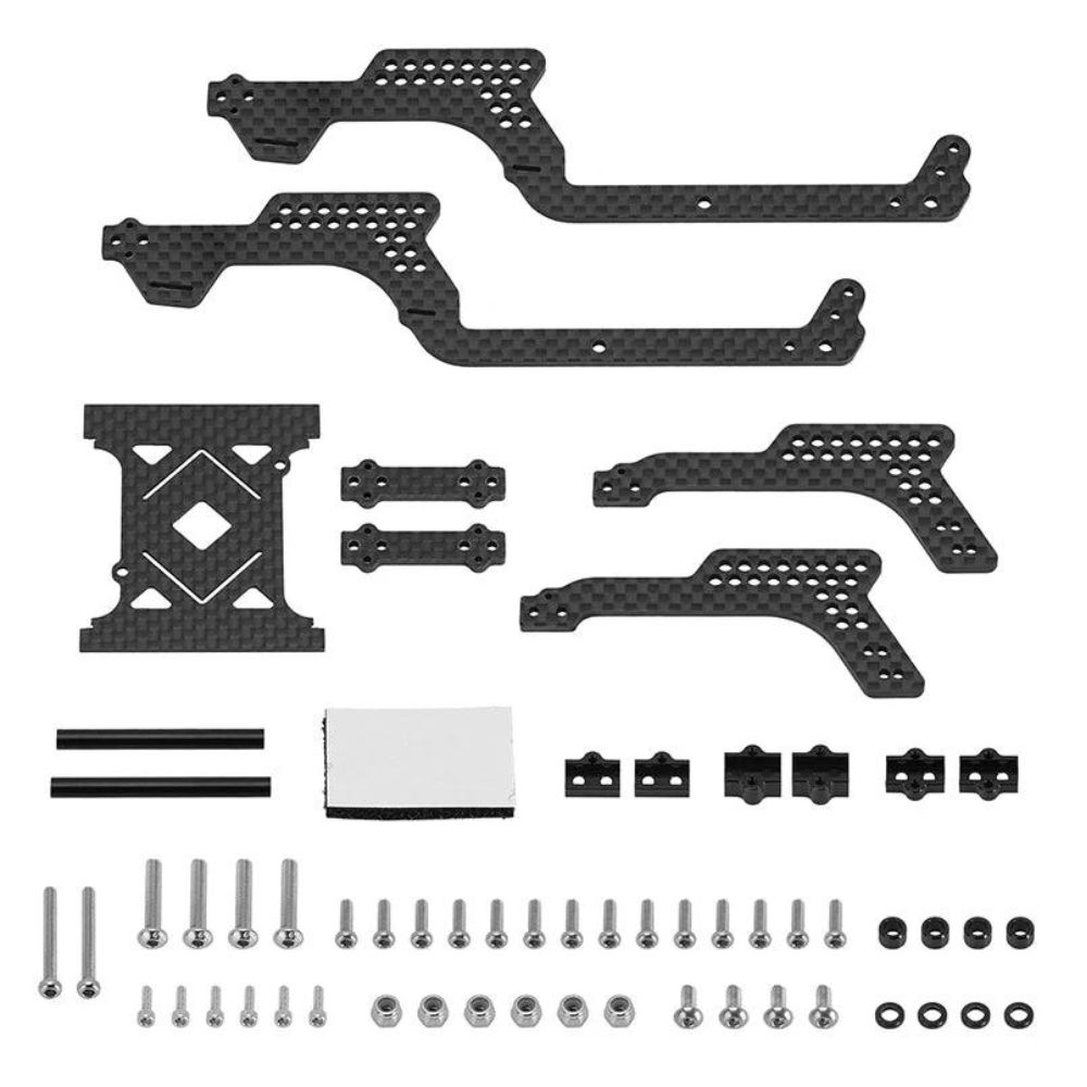 injora-universal-lcg-carbon-fiber-chassis-frame-kit-for-1-18-trx4m-and-lay-down-servos-w-battery-tray