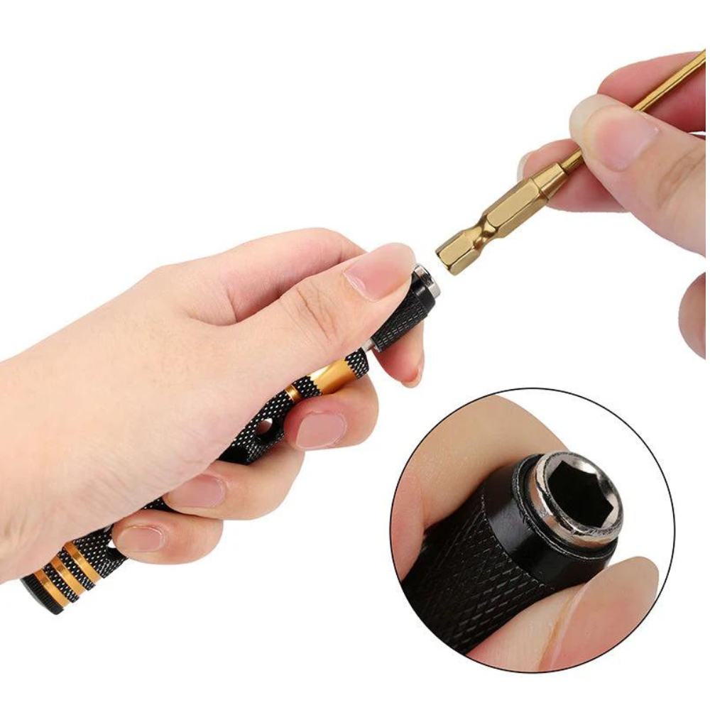 INJORA 8-In-1 Hex, Phillips Screwdriver, Nut Drivers Quick Change Tool Kit For 1/24 1/18 Mini RC-6