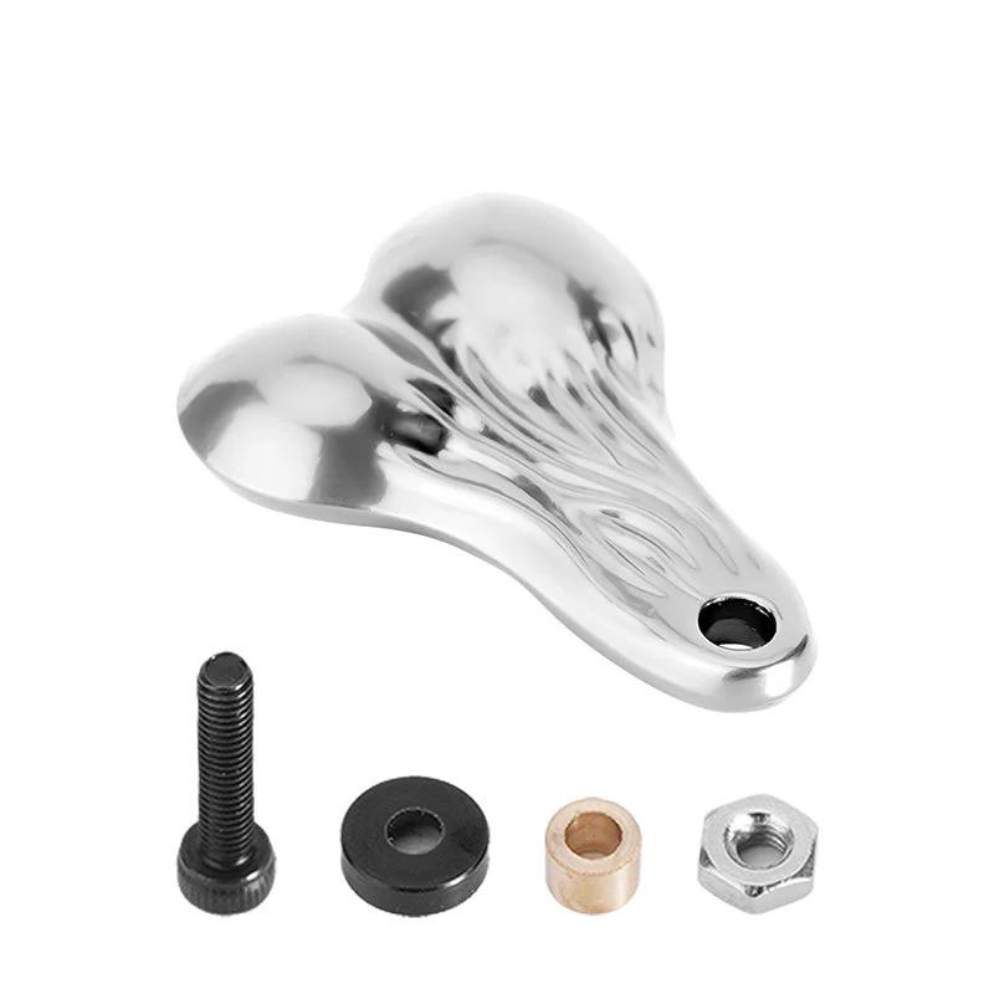 INJORA Metal Dangler Balls Truck Nuts For 1/18 1/24 RC Vehicles - Silver-3