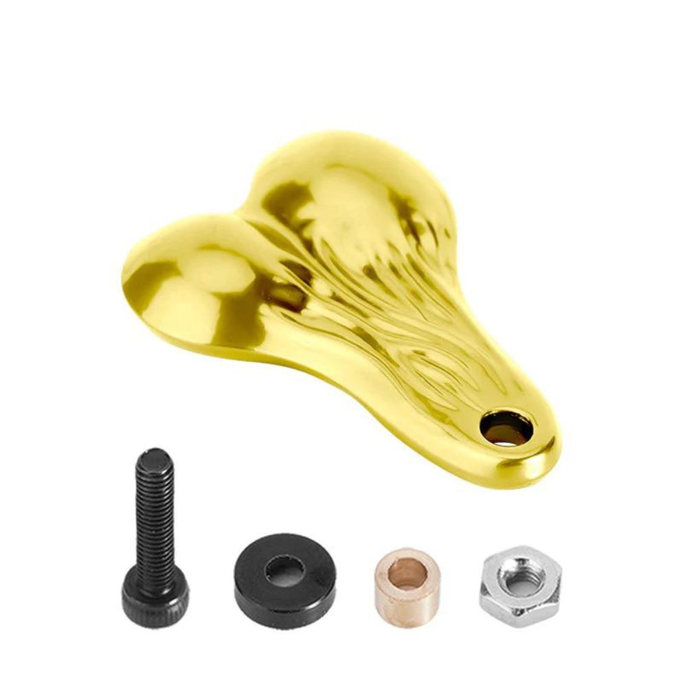 INJORA Metal Dangler Balls Truck Nuts For 1/18 1/24 RC Vehicles - Gold-3