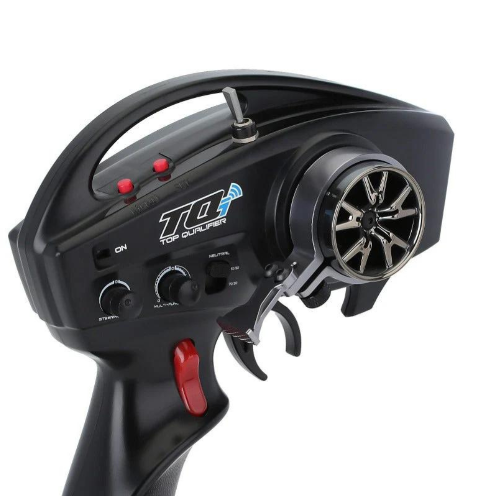 INJORA One-Handed Control Adaptor Transmitter Steering Wheel For TQI Remote Controller - Grey-4