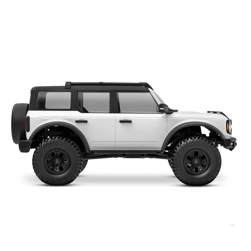 Traxxas TRX-4M Ford Bronco 1:18 4WD Electric Trail Crawler, White (+ TQ, ECM-2.5, Titan 87T, 750mAh LiPo, USB charger)-3
