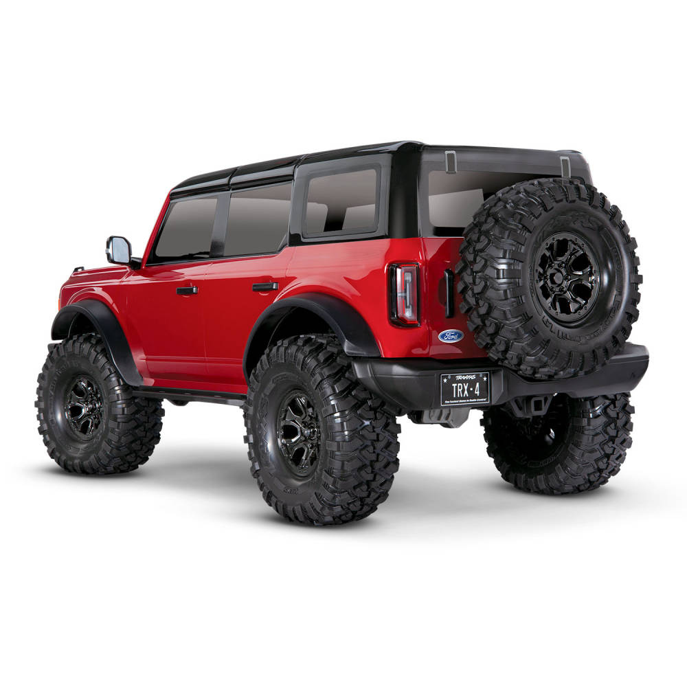 Traxxas Rapid Red TRX-4 2021 Ford Bronco 1:10 4X4 Electric Scale & Trail Crawler (+ TQi 4-ch, XL-5 HV, Titan 550)-4