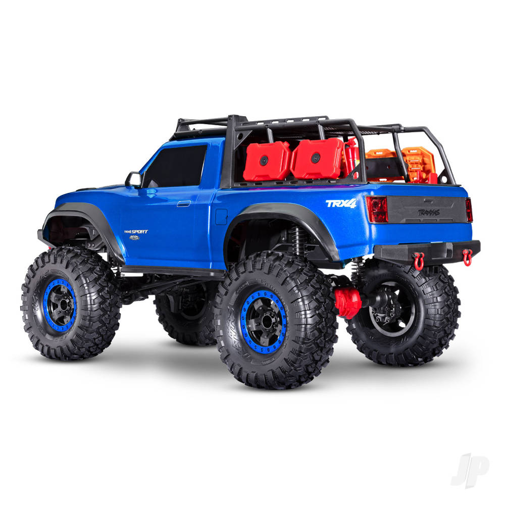 Traxxas TRX-4 Sport High Trail Edition 1:10 4WD Electric Trail Crawler, Metallic Blue (+ TQi 2-ch, XL-5 HV, Titan 550)-5