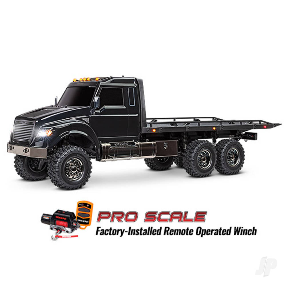 traxxas-black-trx-6-ultimate-rc-hauler-1-10-6x6-electric-flatbed-truck-with-pro-scale-winch-tqi-4-ch-xl-5-hv-titan-550