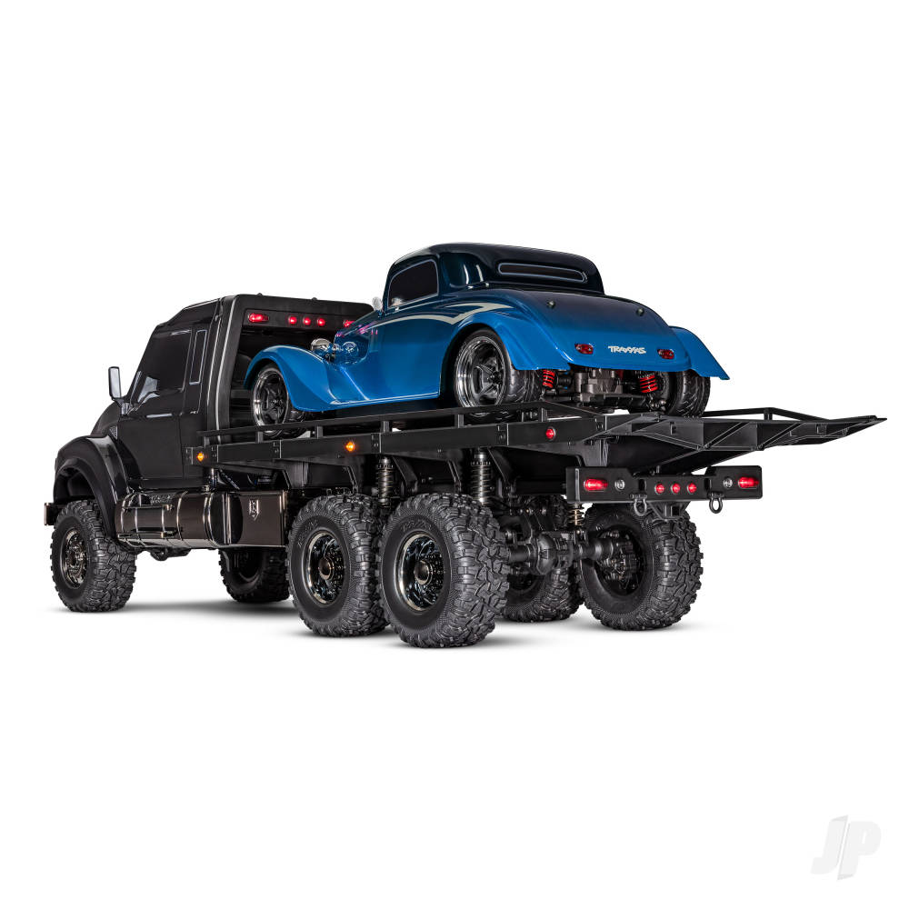 Traxxas Black TRX-6 Ultimate RC Hauler 1:10 6X6 Electric Flatbed Truck with Pro Scale Winch (+ TQi 4-ch, XL-5 HV, Titan 550)-3