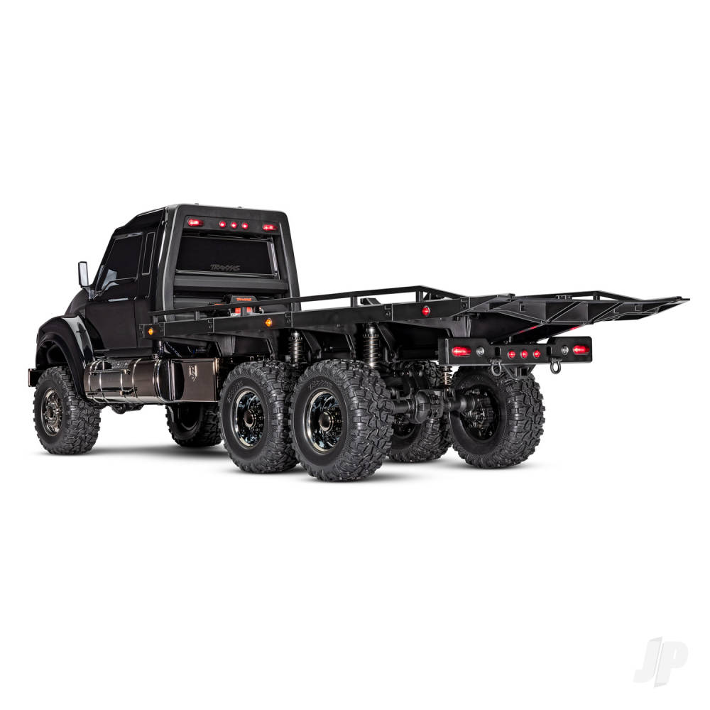 Traxxas Black TRX-6 Ultimate RC Hauler 1:10 6X6 Electric Flatbed Truck with Pro Scale Winch (+ TQi 4-ch, XL-5 HV, Titan 550)-5