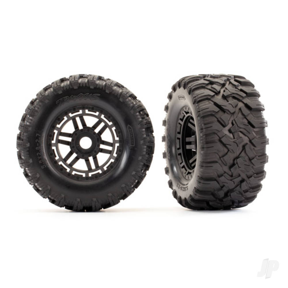 traxxas-maxx-wheels-and-tyres-assembled-all-terrain-tyres-17mm-hex-black