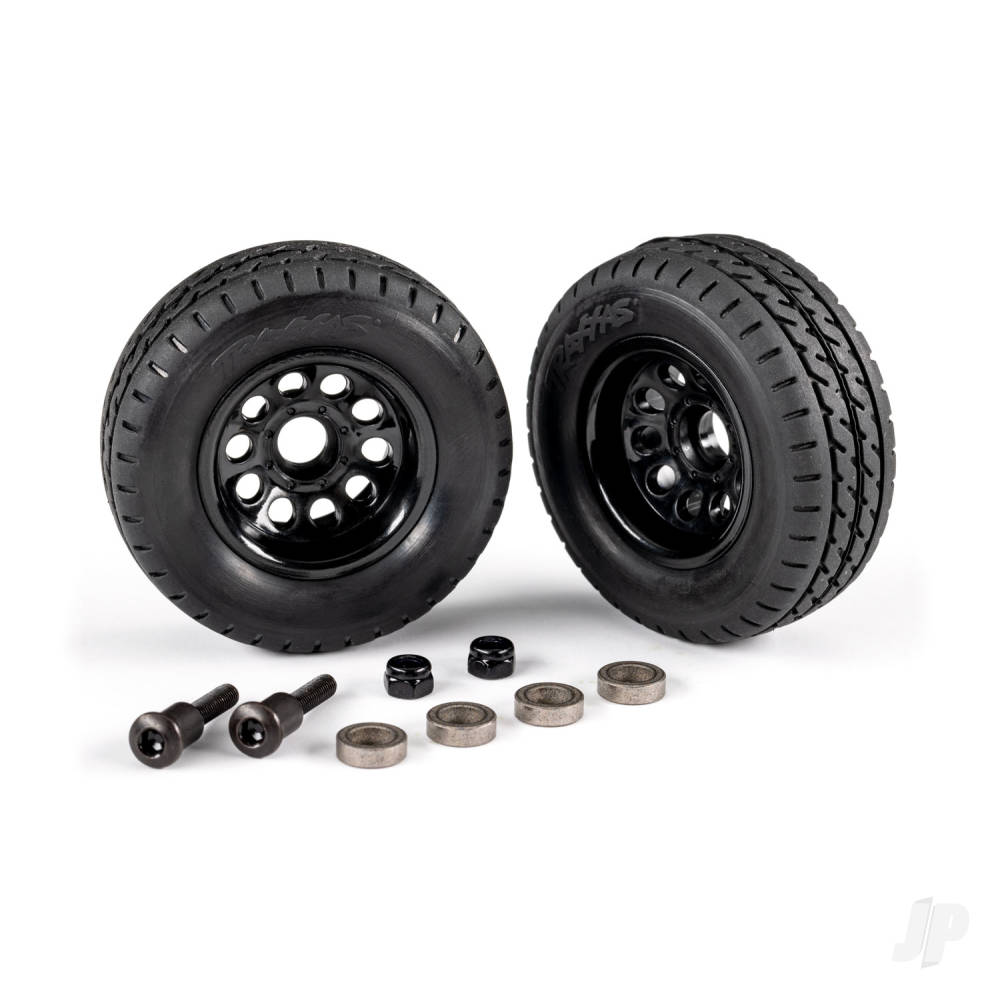 traxxas-trx-4m-trailer-wheels-2-tyres-2-mounting-hardware