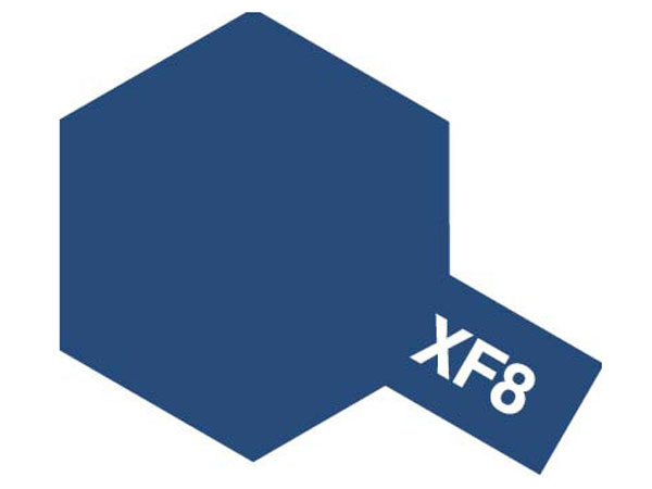 Tamiya XF-8 Flat Blue Mini Acrylic Paint 10ml
