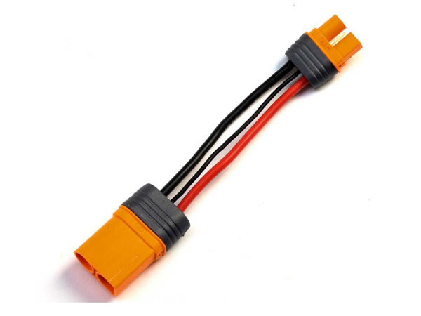 Spektrum Adapter: IC3 Battery / IC5 Device, 4in/100mm Wire 10 AWG