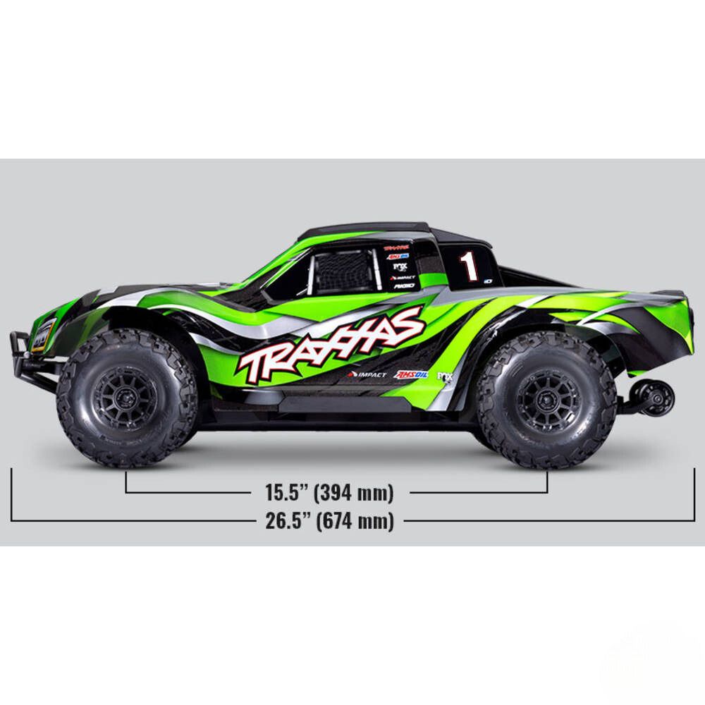 Traxxas Maxx Slash 1:8 6S 4WD Short Course Truck, Blue-4