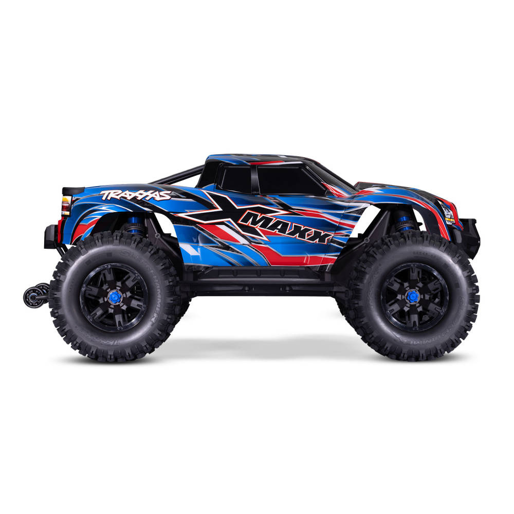 Traxxas X-Maxx Belted 1:6 8S 4WD Electric Monster Truck, Blue(+ TQi 2-ch, VXL-8s, Velineon 1200XL, TSM, Belted Tyres)-3