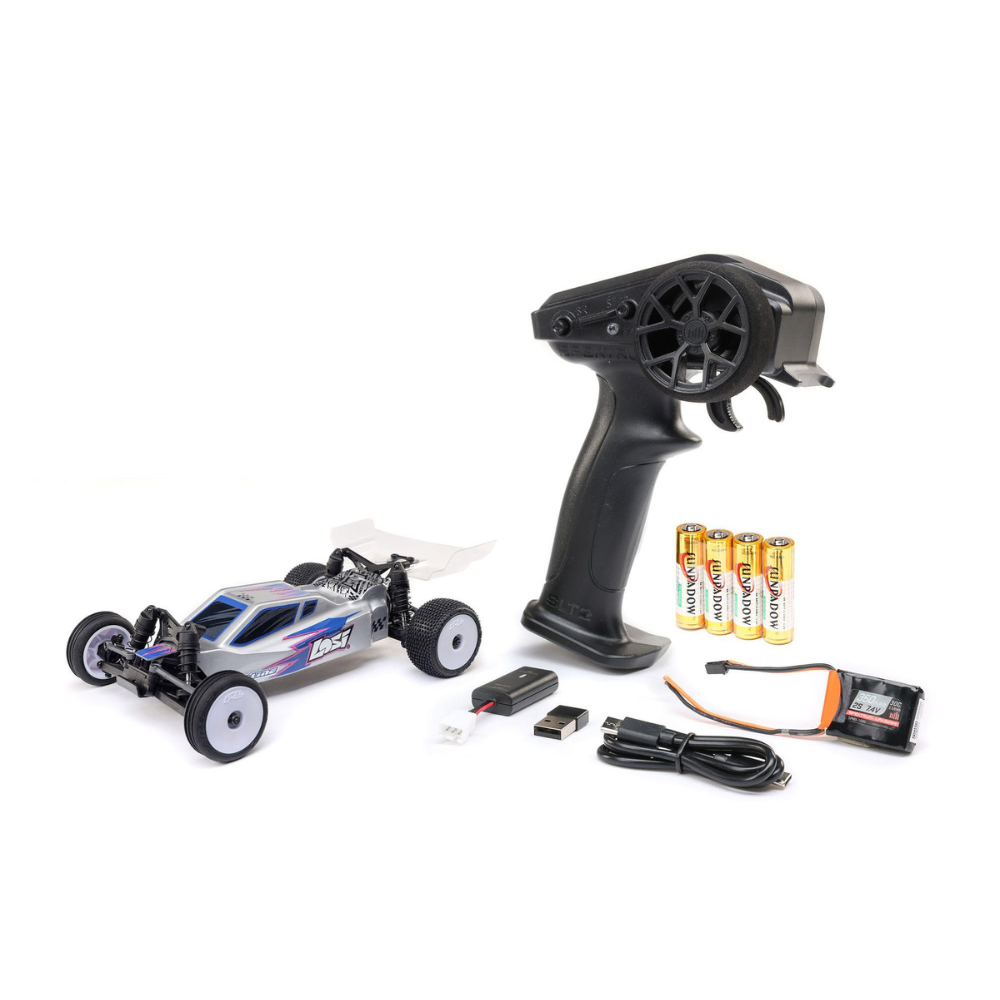 Losi Micro-B 2WD Buggy RTR Silver 1:24-11