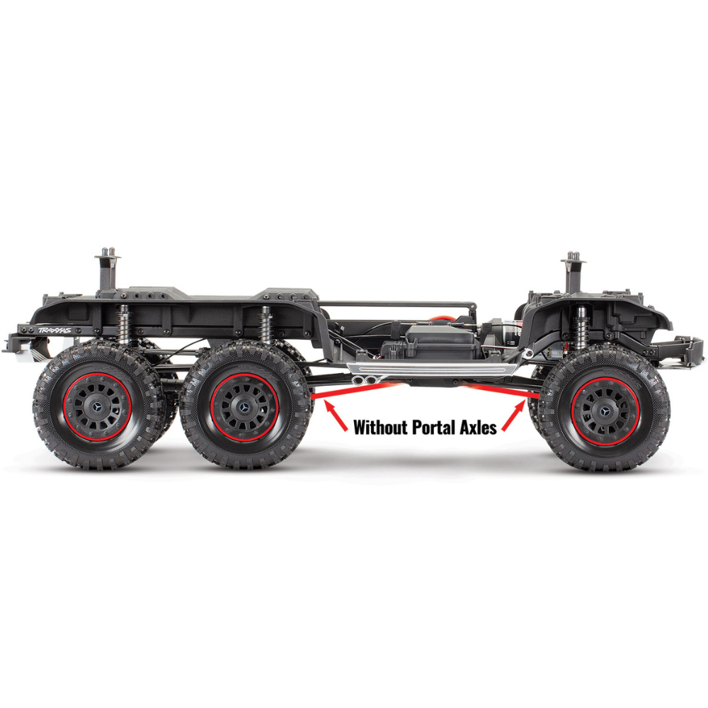 Traxxas Mercedes-Benz G 63 AMG TRX-6 6x6 1/10 Clipless Body Crawler - Black-5