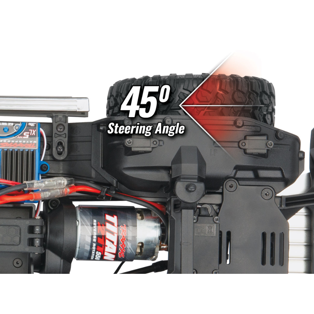 Traxxas Mercedes-Benz G 63 AMG TRX-6 6x6 1/10 Clipless Body Crawler - Black-8