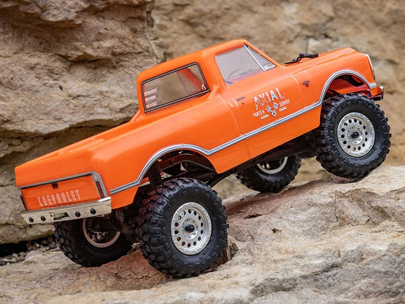 Axial 1/24 SCX24 1967 Chevrolet C10 4WD Truck RTR - Orange-4