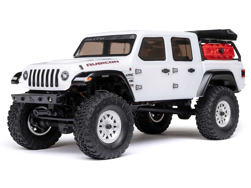 Axial SCX24 Jeep Gladiator 4WD Rock Crawler RTR - White