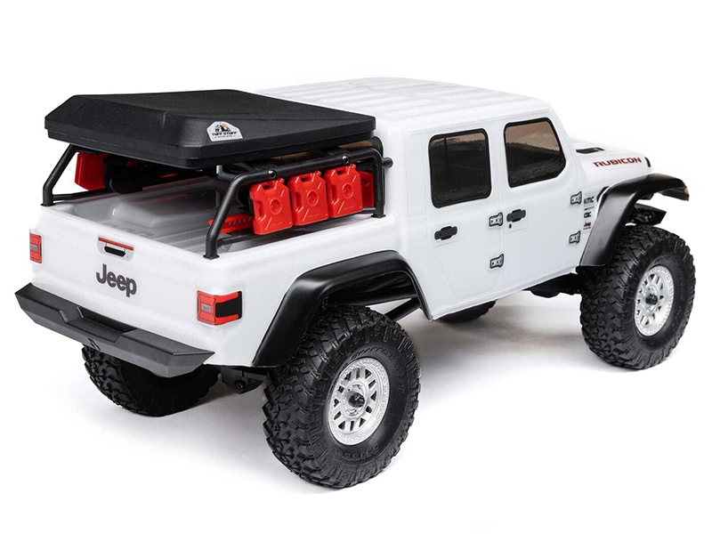 Axial SCX24 Jeep Gladiator 4WD Rock Crawler RTR - White-2