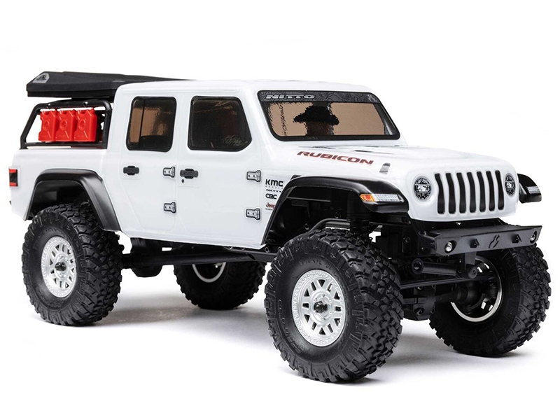 Axial SCX24 Jeep Gladiator 4WD Rock Crawler RTR - White-3