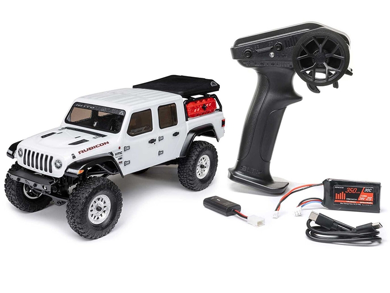 Axial SCX24 Jeep Gladiator 4WD Rock Crawler RTR - White-5