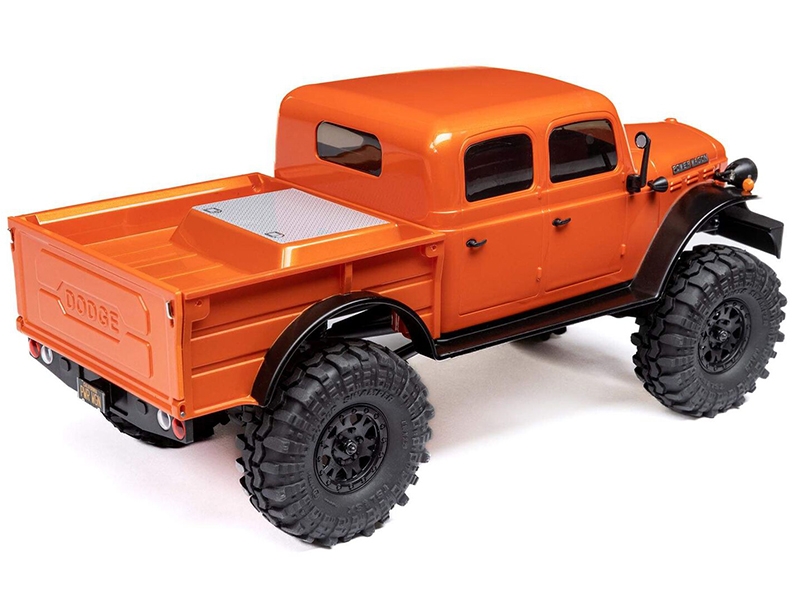 Axial 1/24 SCX24 Dodge Power Wagon 4WD Rock Crawler Brushed RTR - Orange-4