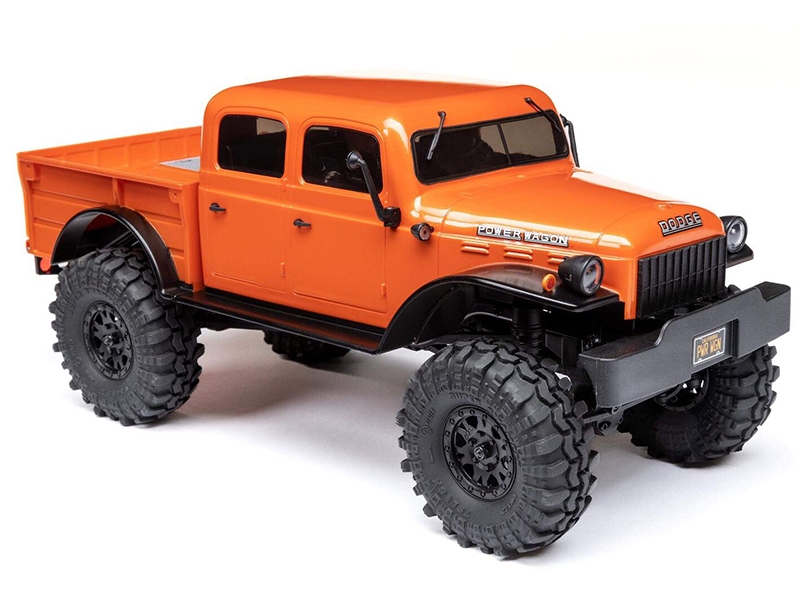 Axial 1/24 SCX24 Dodge Power Wagon 4WD Rock Crawler Brushed RTR - Orange-5