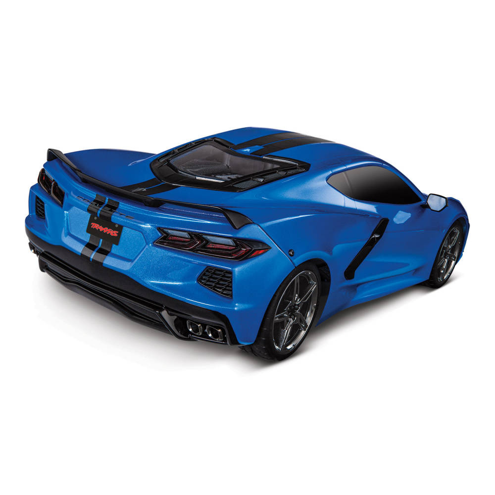 Traxxas 4TEC 3.0 Chevrolet Corvette Stingray: 1/10 AWD Supercar - Blue-3
