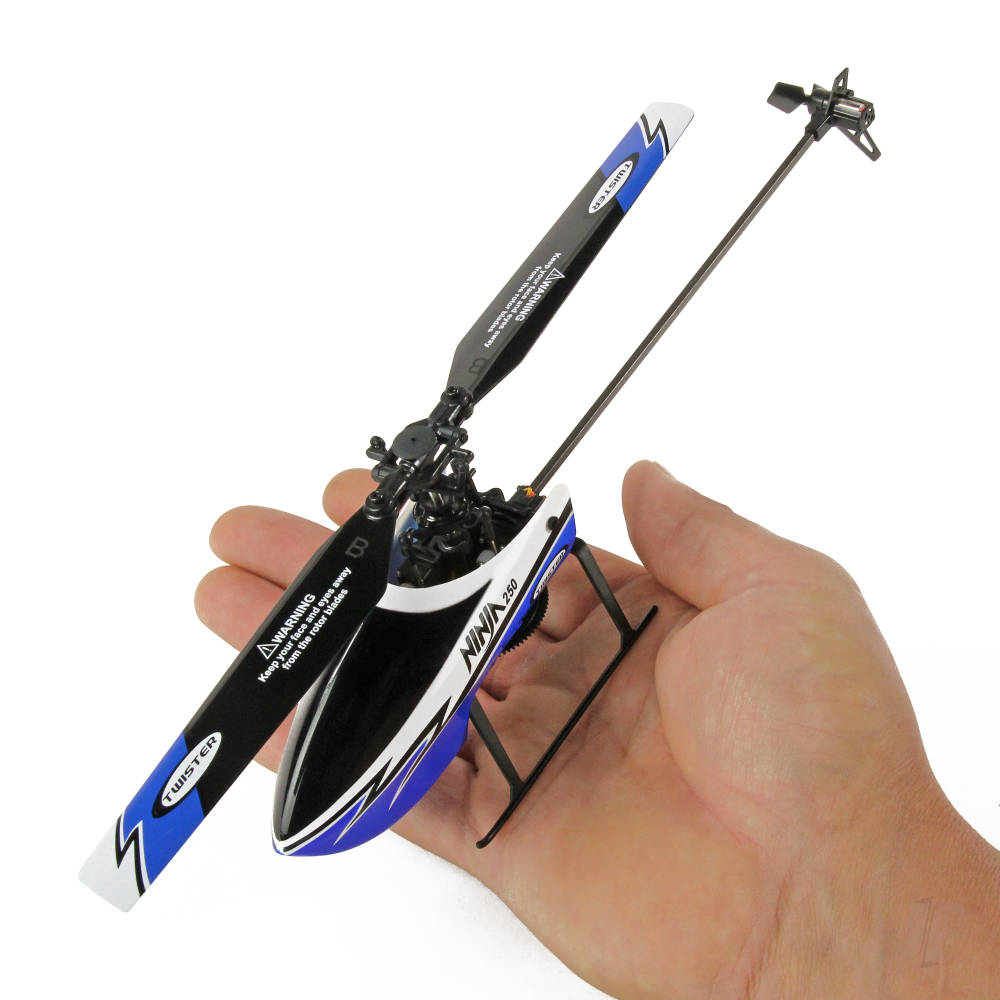 Ninja 250 Helicopter with Co-Pilot Assist, 6-Axis Stabilisation and Altitude Hold (Blue)-5
