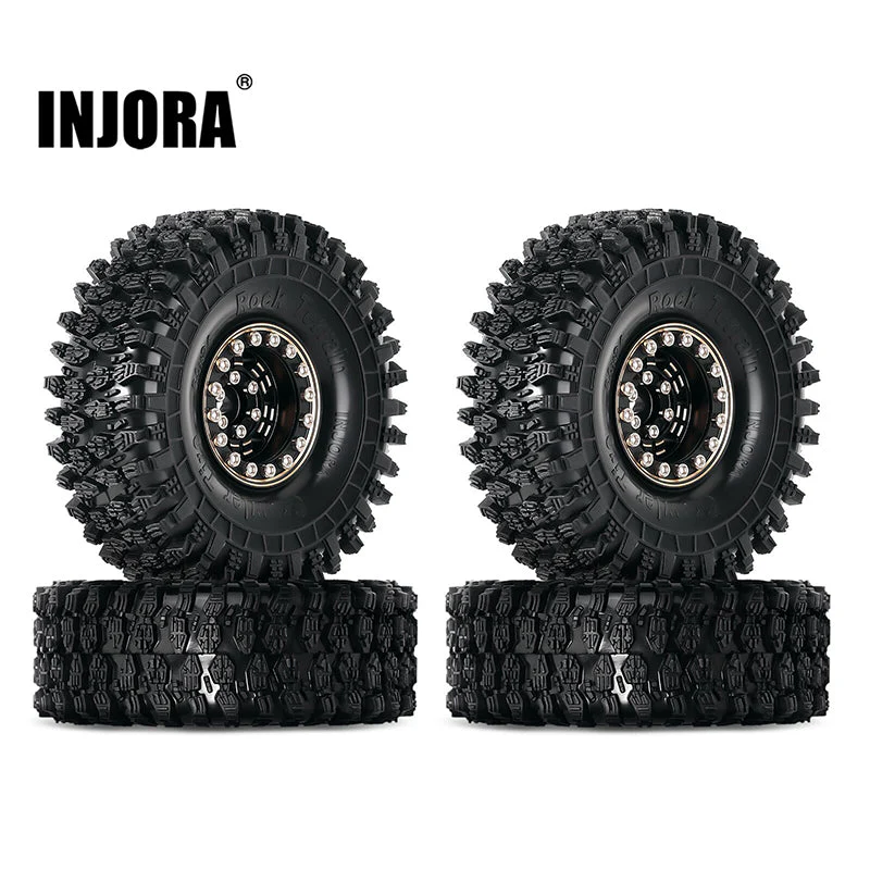 injora-4pcs-1-0-64-24mm-brass-wheel-rims-tires-set-for-1-18-1-24-rc-crawlers-w1005-t1011