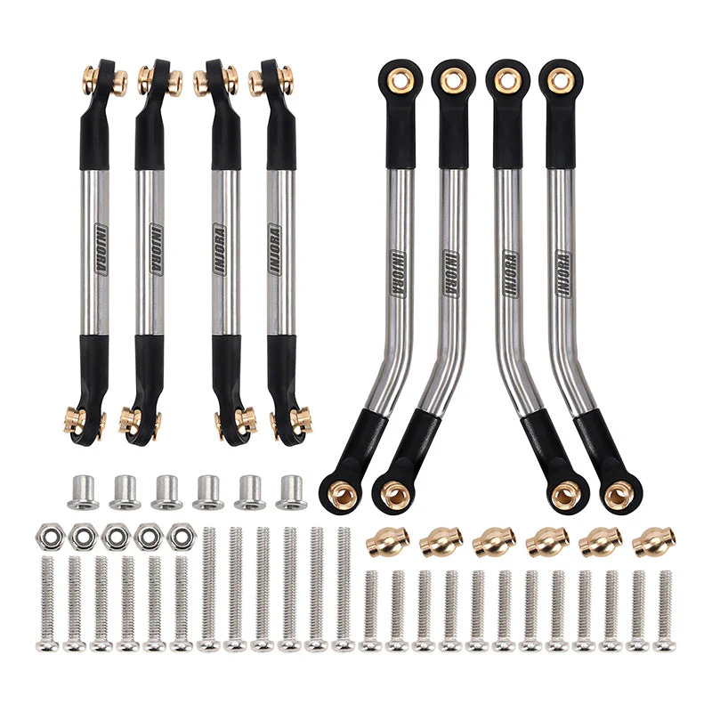 injora-stainless-steel-high-clearance-links-4-link-conversion-kit-for-1-18-fms-fcx18-lc80