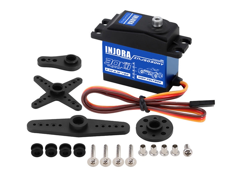 INJORA INJS030HV High Voltage Waterproof 30KG Digital Servo For 1/10