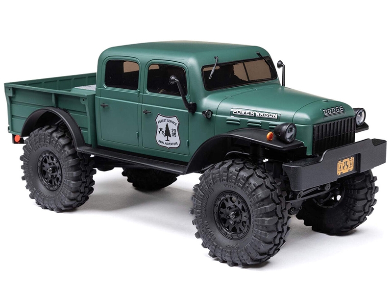 Axial 1/24 SCX24 Dodge Power Wagon 4WD Rock Crawler Brushed RTR - Green-3