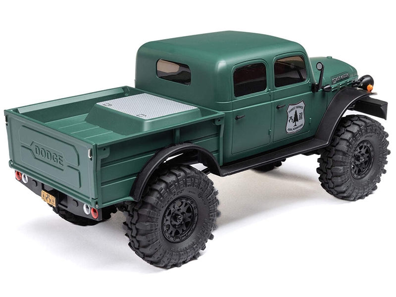 Axial 1/24 SCX24 Dodge Power Wagon 4WD Rock Crawler Brushed RTR - Green-8