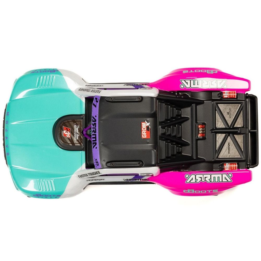 Arrma 1/16 Mojave GROM 223S BLX 4X4 DT with Batt/Charger Teal-9