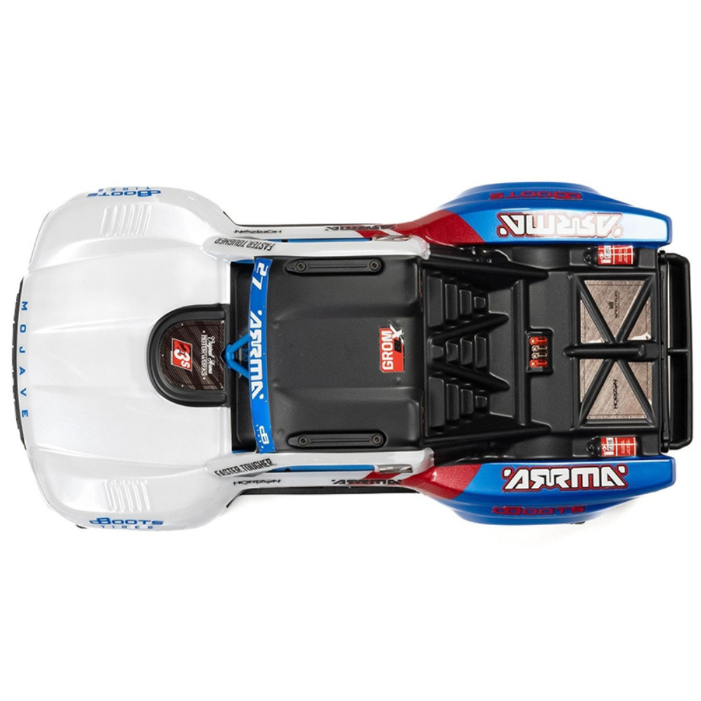 Arrma 1/16 Mojave GROM 223S BLX 4X4 DT with Batt/Charger White-5