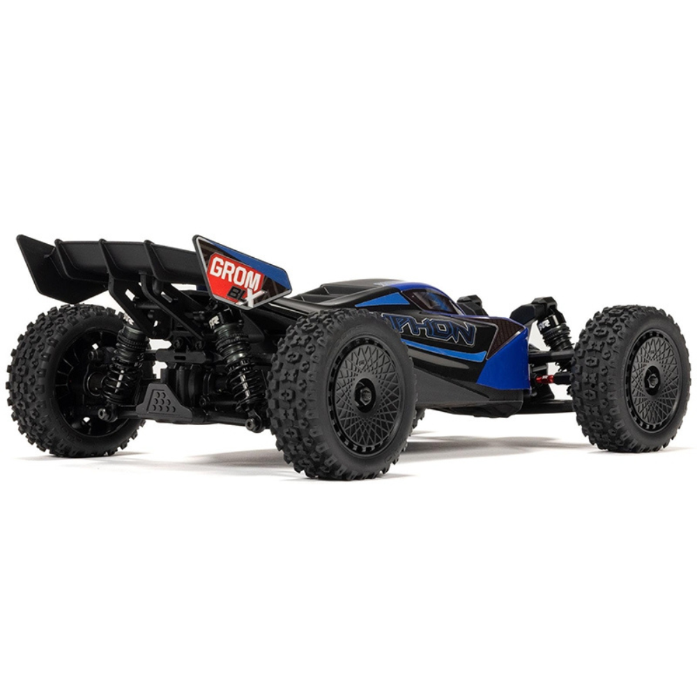 Arrma 1/18 Typhon GROM 223S BLX 4X4 with Batt/Charger Blue-3