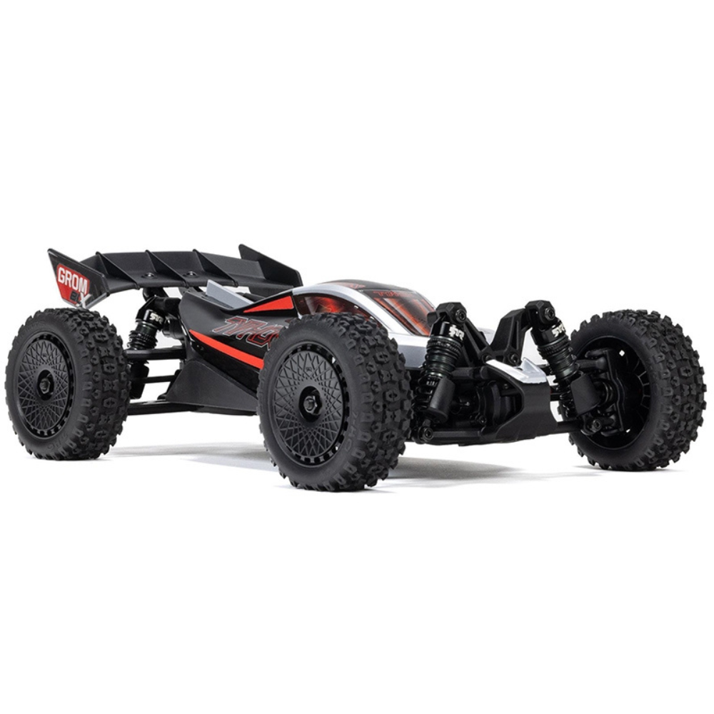 Arrma 1/18 Typhon GROM 223S BLX 4X4 Buggy (No Batt/Charg) Silver
