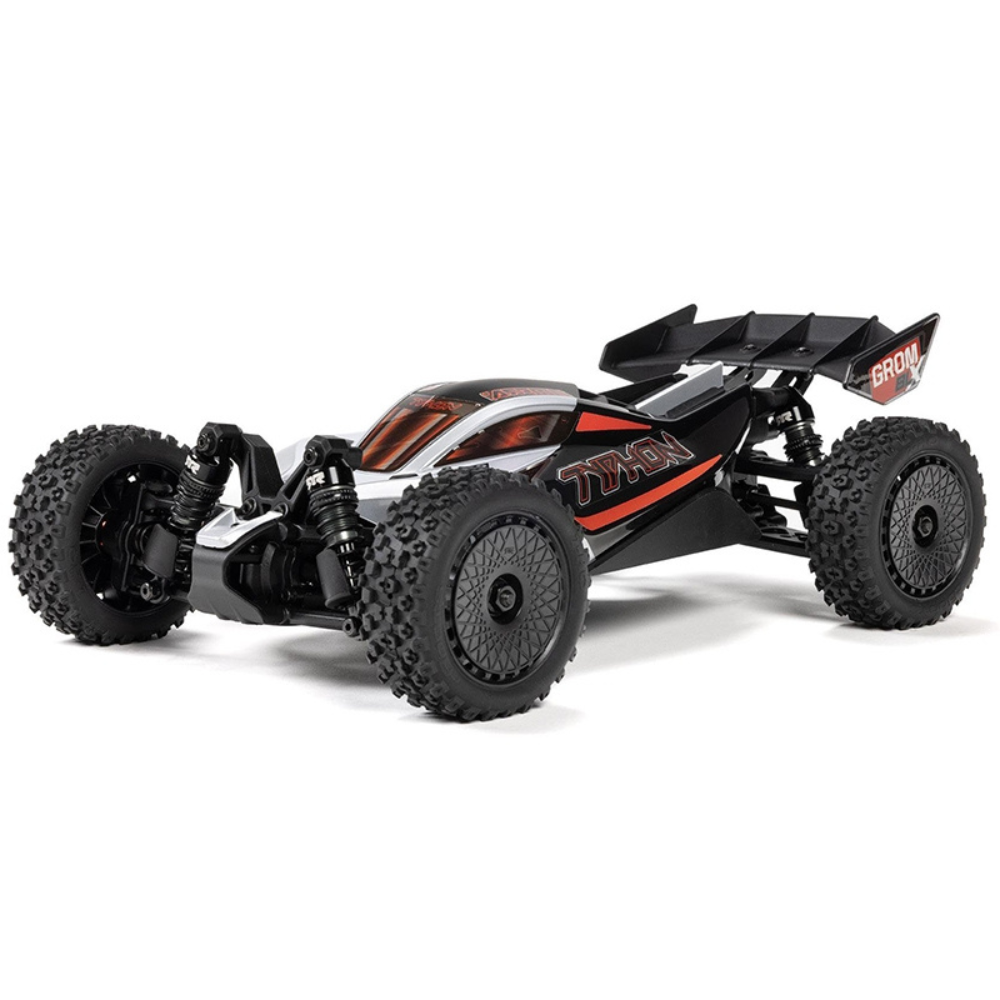 Arrma 1/18 Typhon GROM 223S BLX 4X4 Buggy (No Batt/Charg) Silver-6