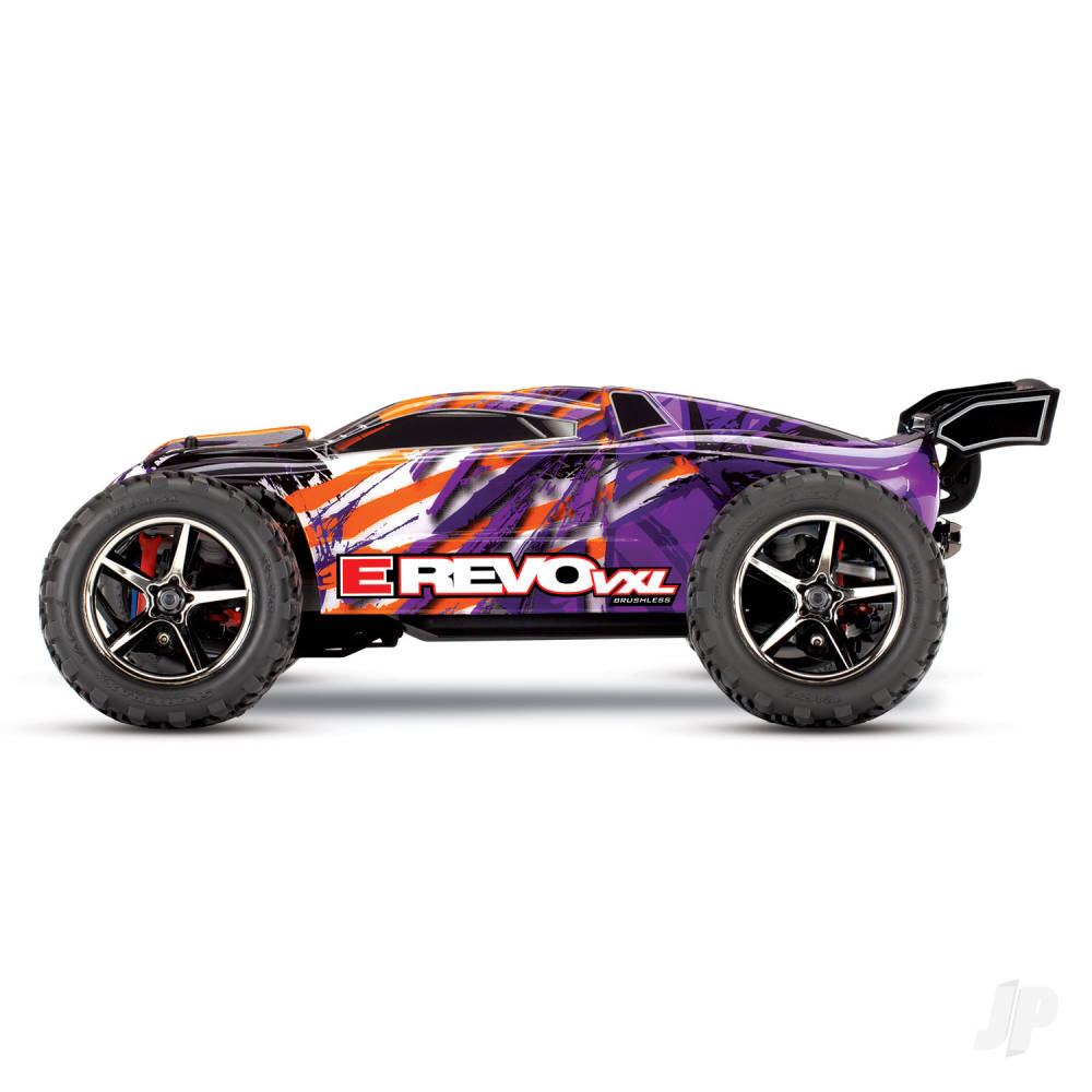 Traxxas E-Revo VXL 1:16 4x4 RTR Brushless VXL-3M Monster Truck - Purple-3