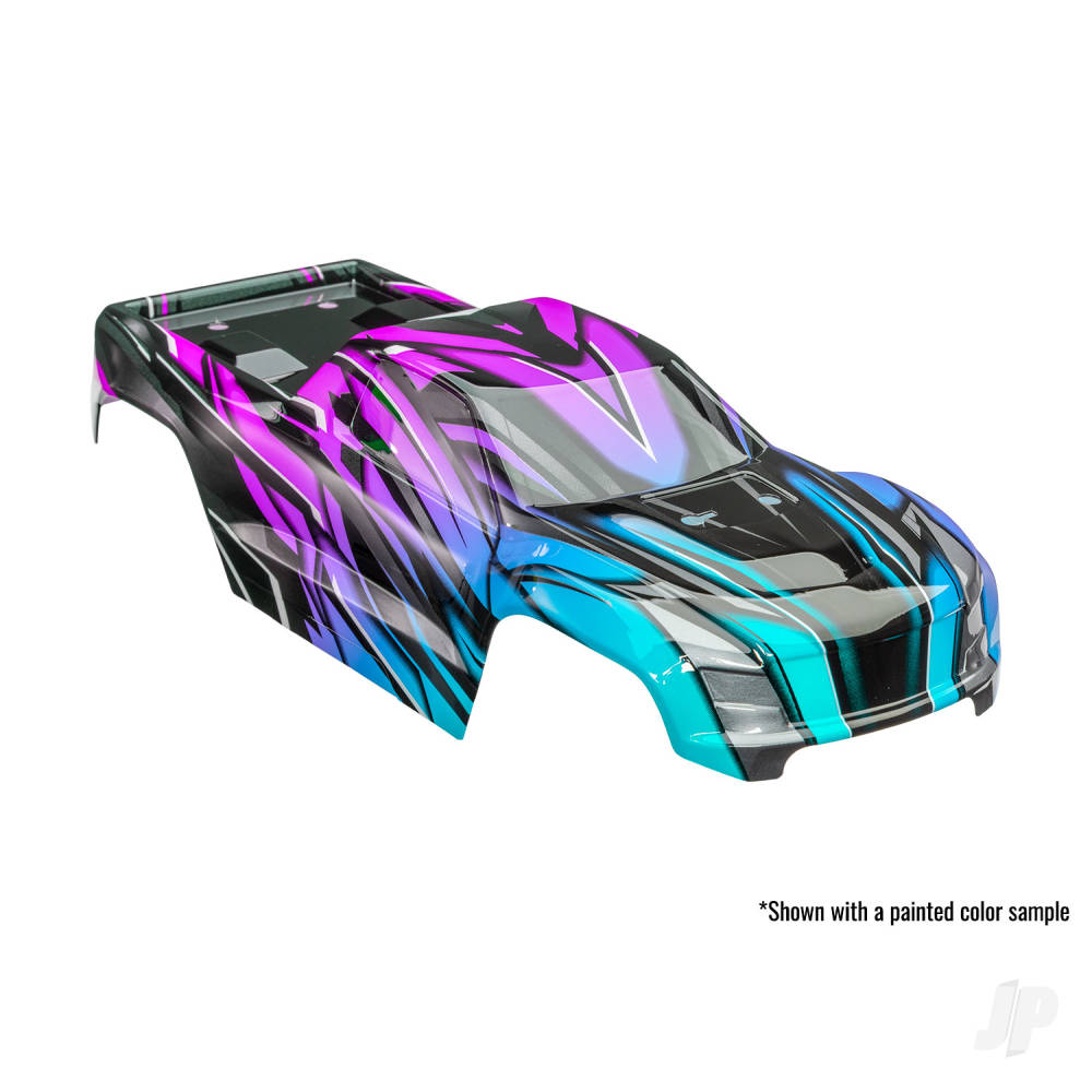 traxxas-body-mini-maxx-prographix-graphics-are-printed-requires-paint-final-colour-application-decals-includes-front-and-rear-body-latch