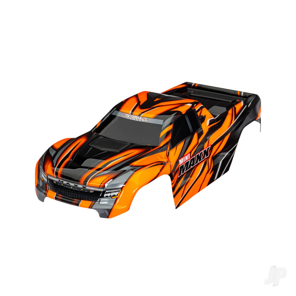traxxas-body-mini-maxx-orange-painted-decals-applied