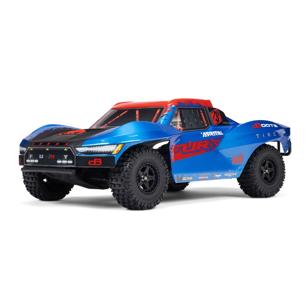 Arrma Fury 223S BLX Brushless 2WD Short Course Truck RTR with DSC 1/10 - Blue