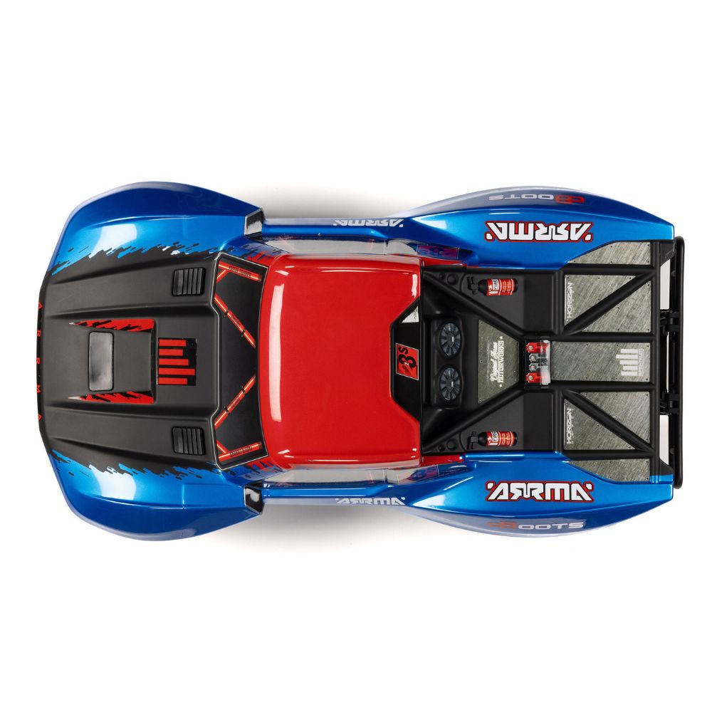 Arrma Fury 223S BLX Brushless 2WD Short Course Truck RTR with DSC 1/10 - Blue-7