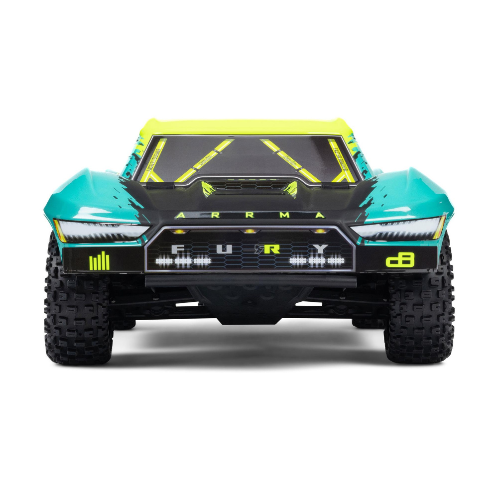 Arrma Fury 223S BLX Brushless 2WD Short Course Truck RTR with DSC 1/10 - Green-4