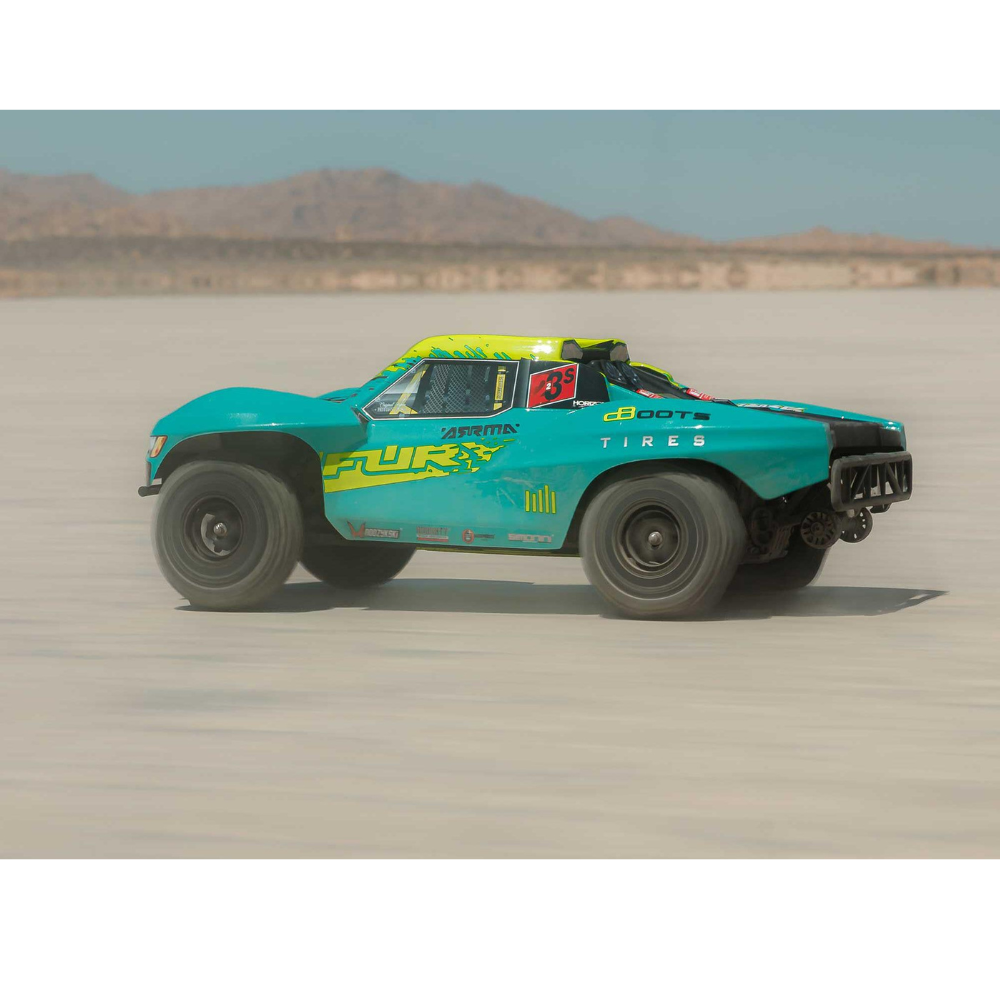 Arrma Fury 223S BLX Brushless 2WD Short Course Truck RTR with DSC 1/10 - Green-8