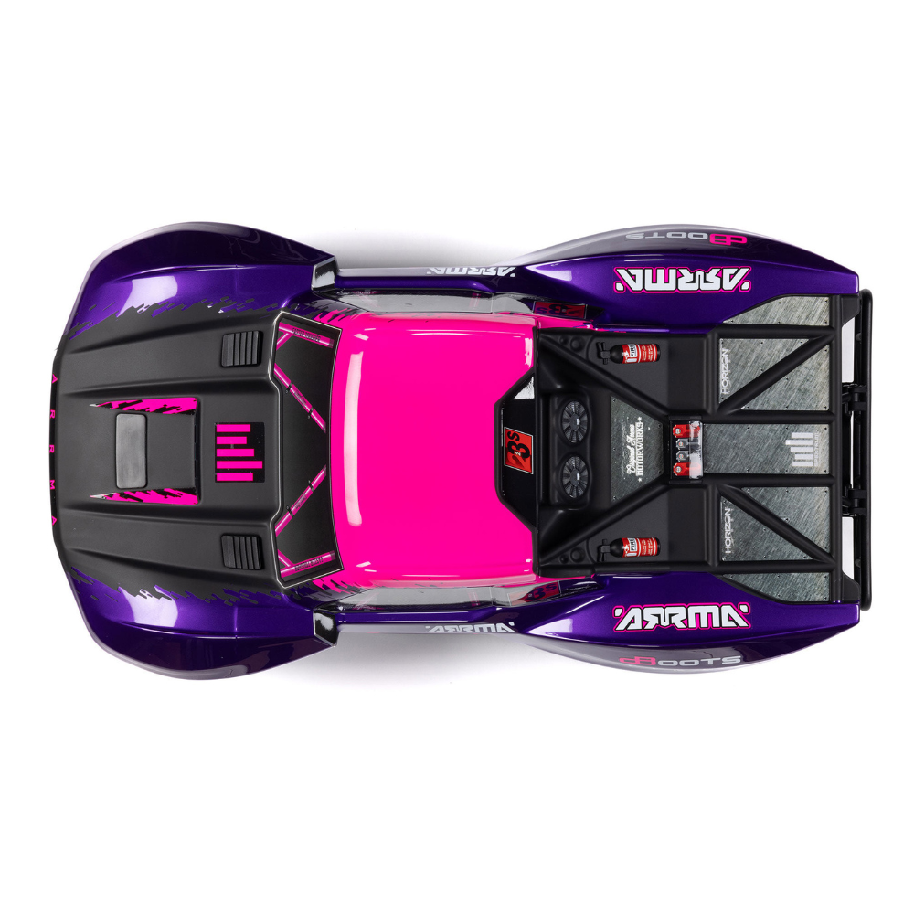 Arrma Fury 223S BLX Brushless 2WD Short Course Truck RTR 1/10 with DSC - Purple-5